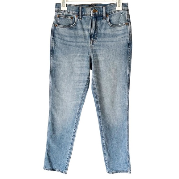 J. Crew Jeans Women's 26 Classic Vintage All Day Stretch Light Wash Slim BW360 - Picture 1 of 9